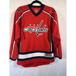 NHL apparel jersey size youth XL (18/20) Washington capitals pullover